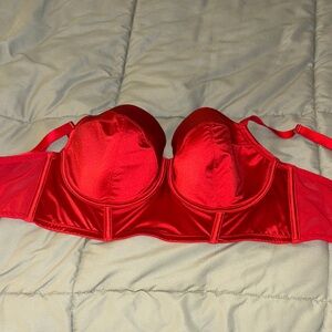 Auden Vibrant Red Underwire Bra